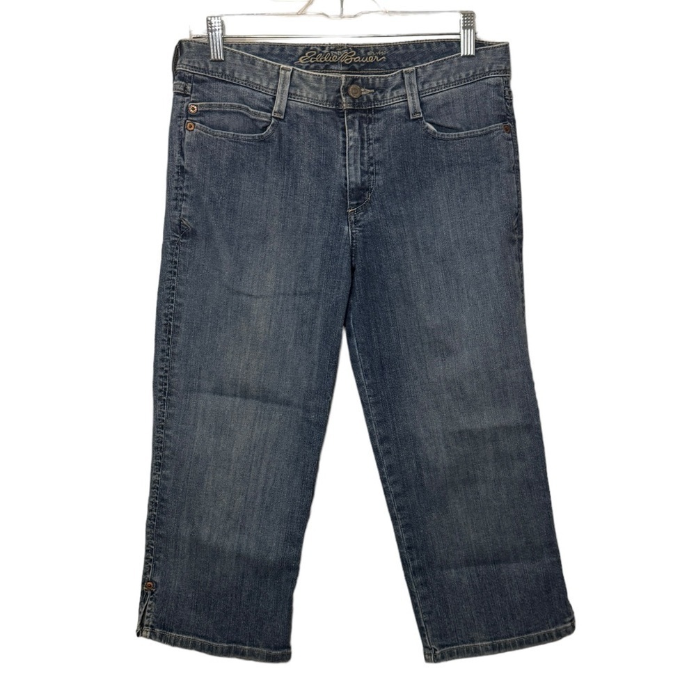 Eddie Bauer 21” Novelty 5 pocket Capri jeans women’s 8